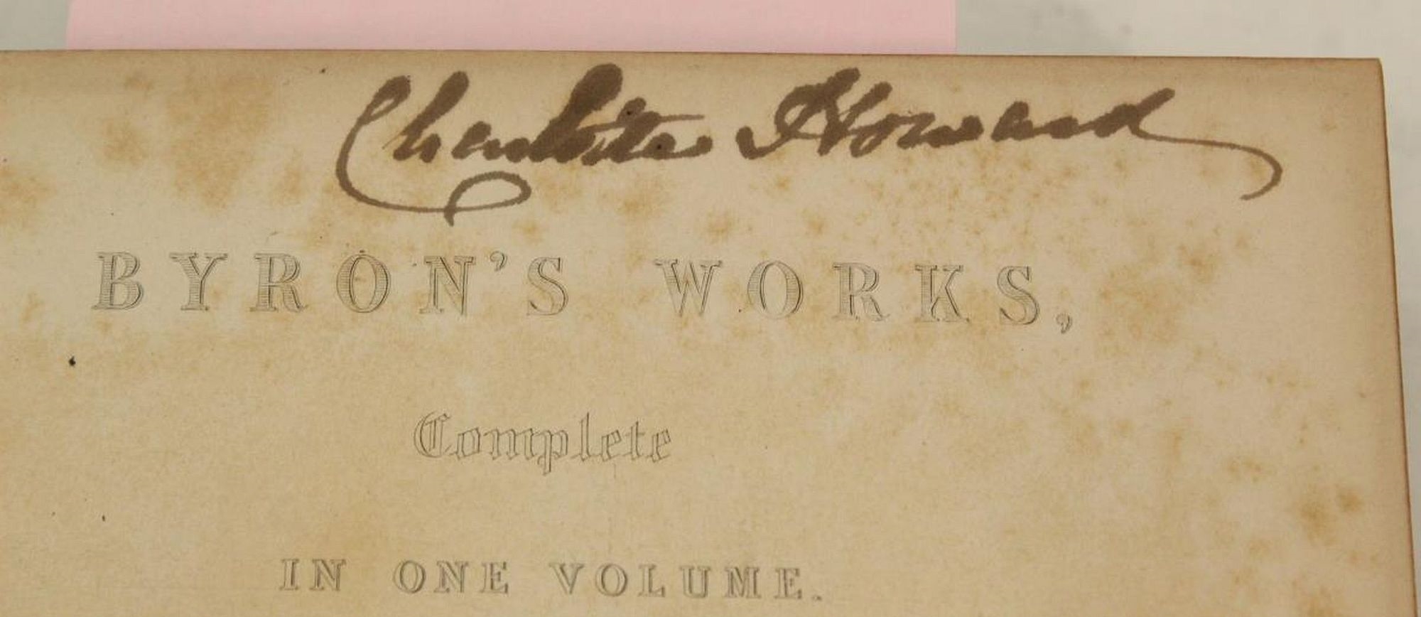 Lord Byron | The Poetical Works of Lord Byron 1847 (1847) | MutualArt