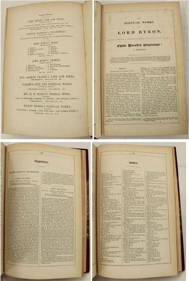 Lord Byron | The Poetical Works of Lord Byron 1847 (1847) | MutualArt