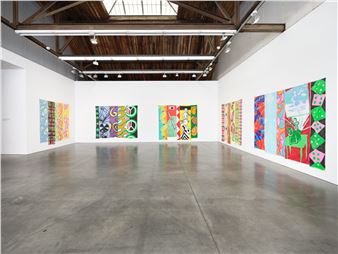 Kim MacConnel: "Slice of Life" at Luhring Augustine