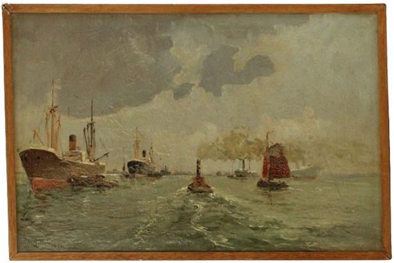 Willem Horselenberg (1881-1961) Dutch, Oil/Canvas - Willem Horselenberg