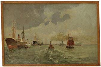 Willem Horselenberg (1881-1961) Dutch, Oil/Canvas - Willem Horselenberg