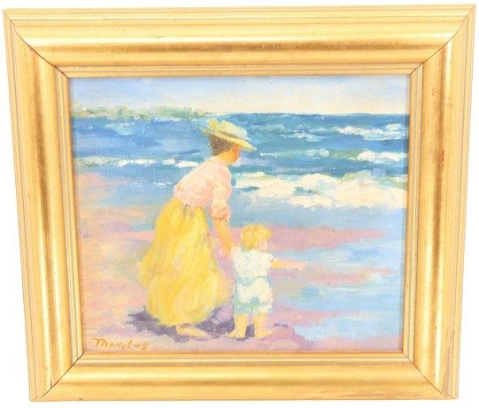 Artwork by Charles Winstanley Thwaites, Charles Winstanley Thwaites (1904-2002) USA, O/M, Made of Oil on Masonite