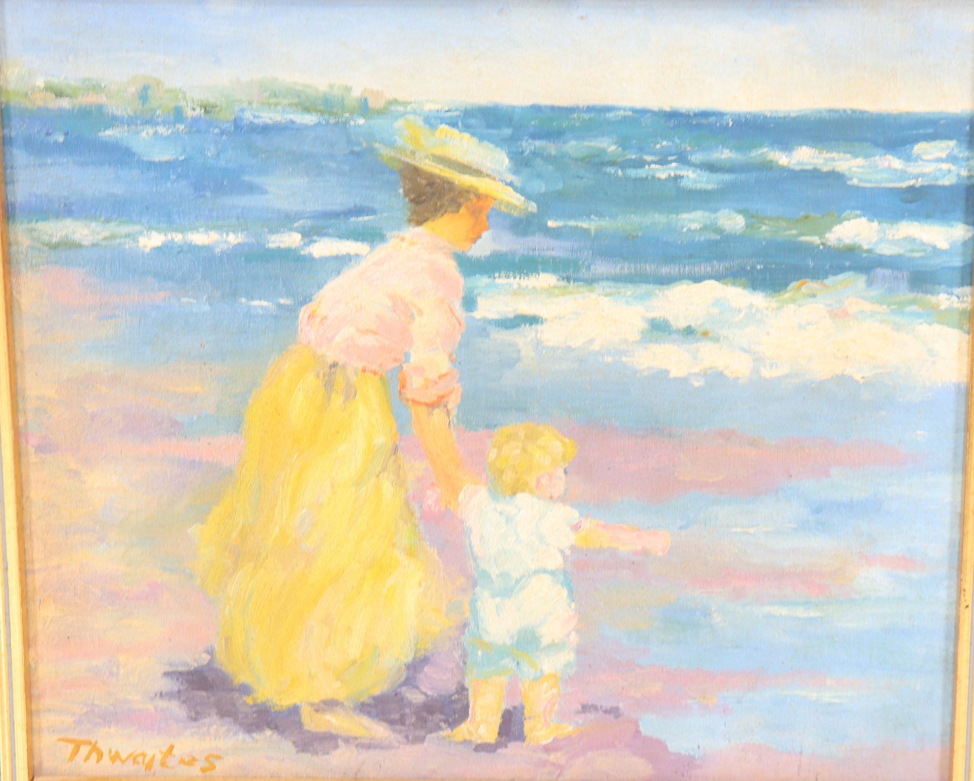 Artwork by Charles Winstanley Thwaites, Charles Winstanley Thwaites (1904-2002) USA, O/M, Made of Oil on Masonite