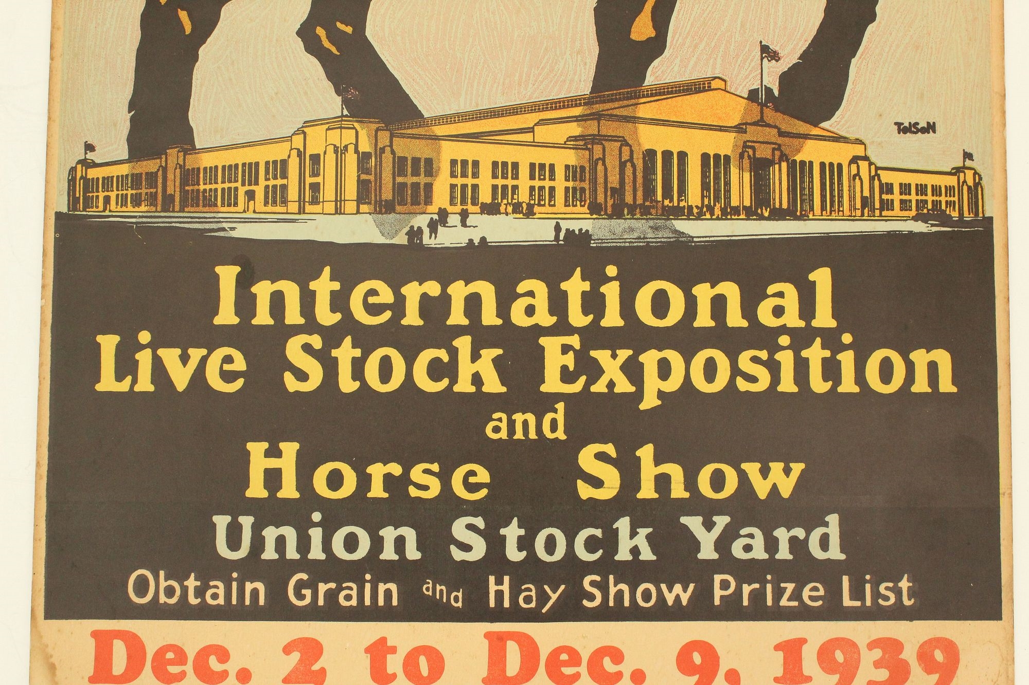 Designer | Chicago Livestock Show Poster Norman Tolson 1939 (1939 ...