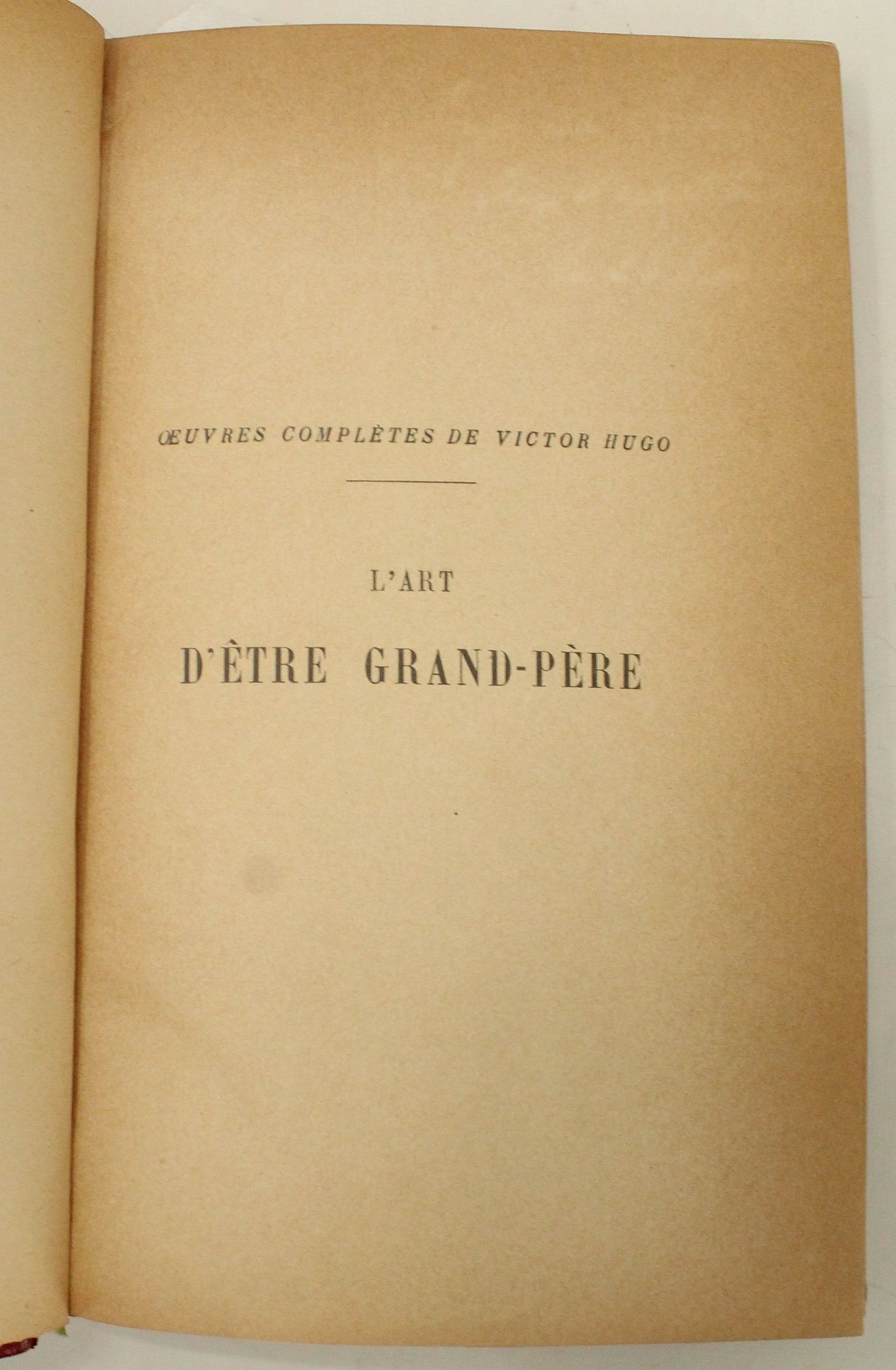 Victor Rojas | Victor Hugo, L'Art D'Etre Grand-Pere 1880's (Circa 1888 ...