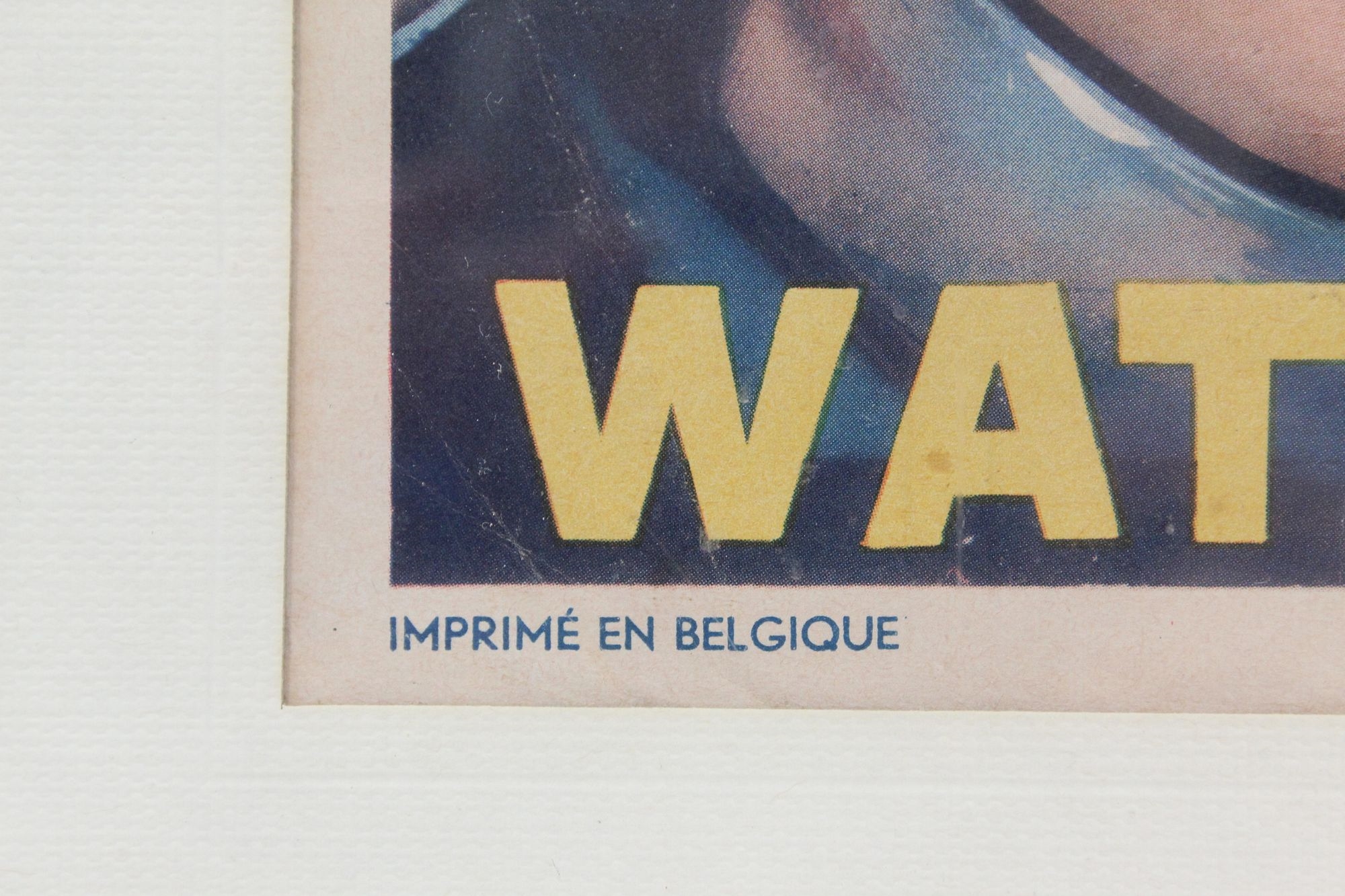 Artwork by Paramount Pictures, Visit To A Small Planet Belgian Movie Poster AS IS, Made of Poster