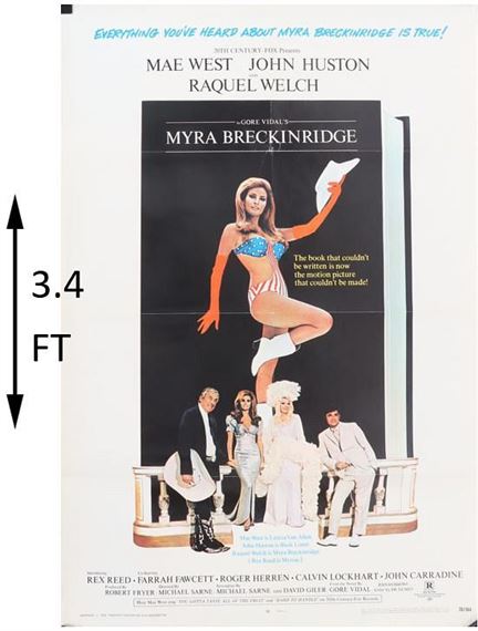 1970 Movie Poster, Myra Breckinridge by Raquel Welch, 1970
