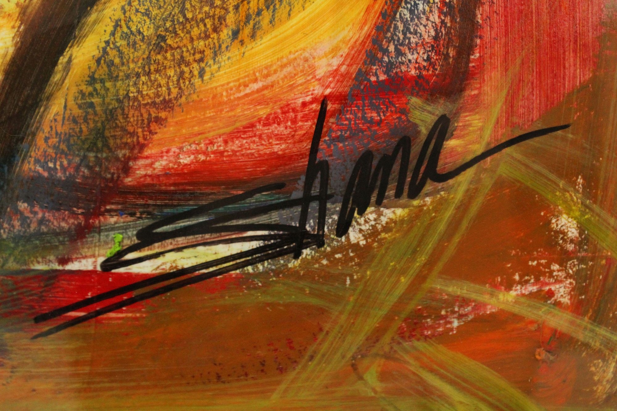 Artwork by Shana Dominguez, Shana Dominguez American Abstract Painting, Made of painting on paper