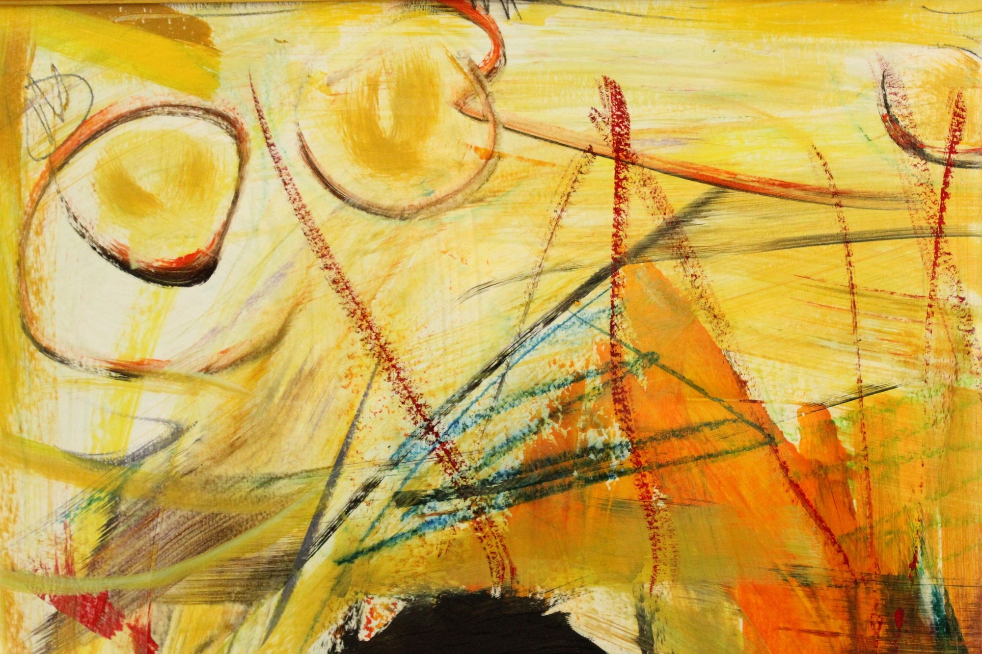 Artwork by Shana Dominguez, Shana Dominguez American Abstract Painting, Made of painting on paper