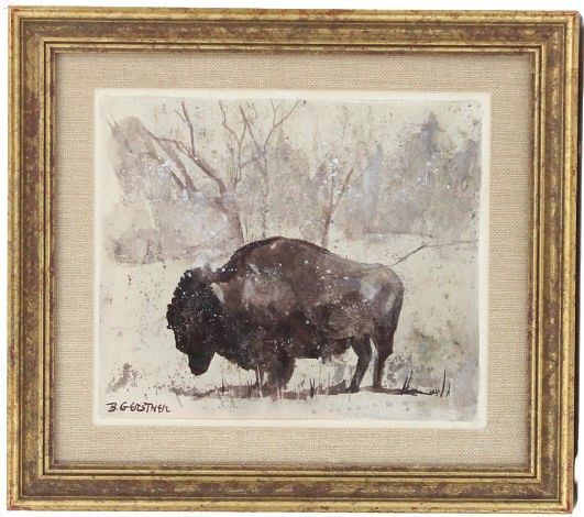 Bernard Gerstner (1925-2017) USA, Watercolor by Bernard Gerstner