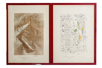 Pair of lithographs, 1977 - Sergio E. Linchi
