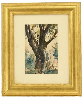 Walter Biggs (1886-1968) American, Watercolor - Walter Biggs