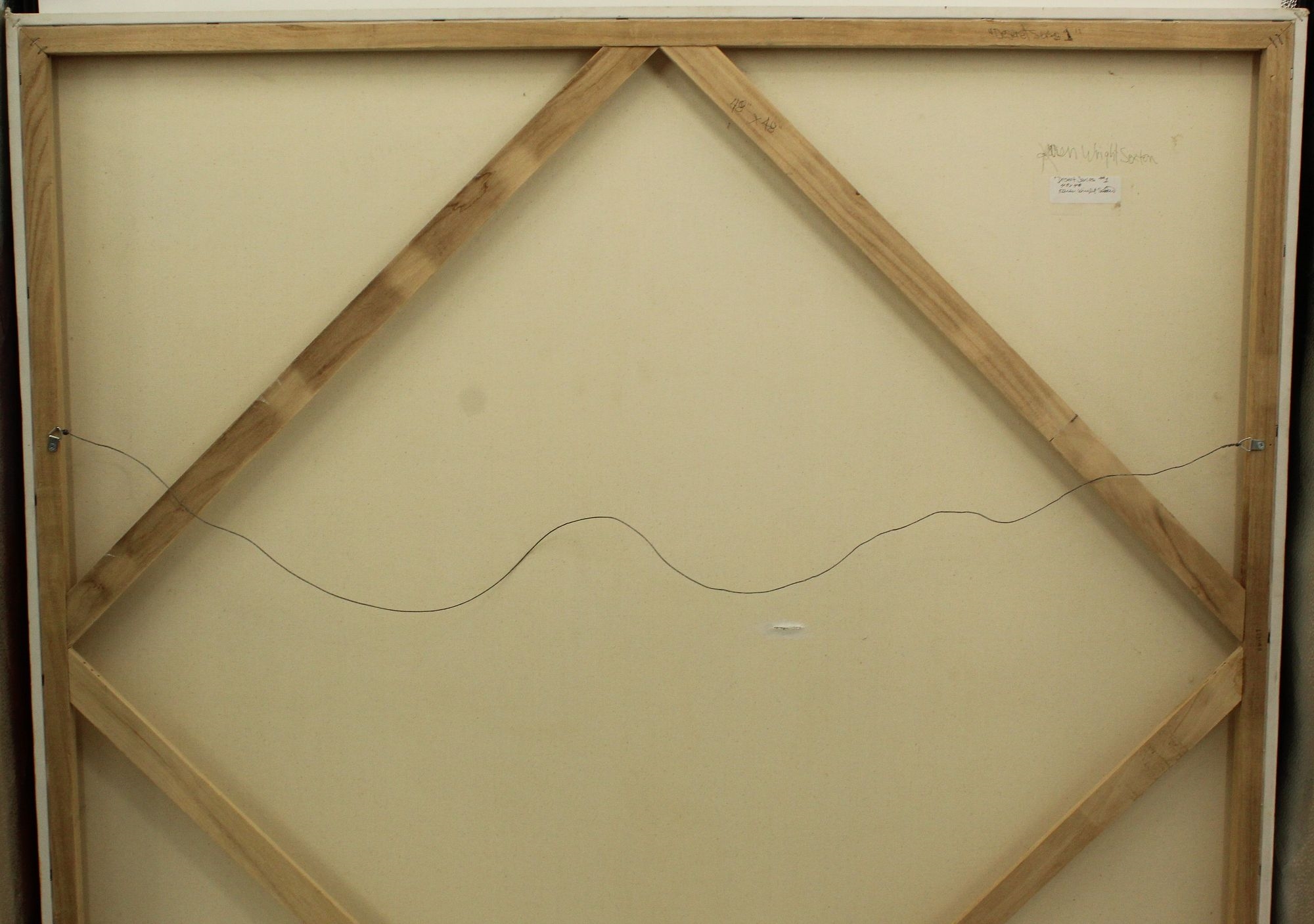 Artwork by Karen Wright, Karen Wright Sexton (20th/21st C) USA, Large O/C, Made of oil on canvas