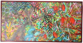 Jorge Ivan Arango (1948-2009) Columbian, O/C - Jorge Ivan Arango