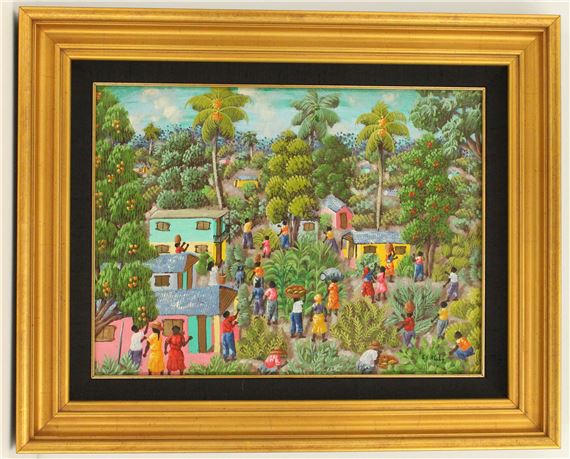 L. Y. Alaby | L.Y. Alaby (20th Century) Haitian, Haitian Village