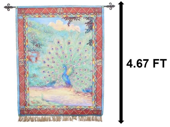 William Relfe (20th C) USA, Canvas Tapestry by William Relfe, dated 1933