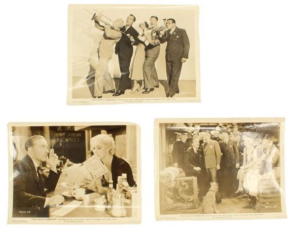 3) Rare Photos Too Much Harmony 1934 by Paramount Pictures, 1934
