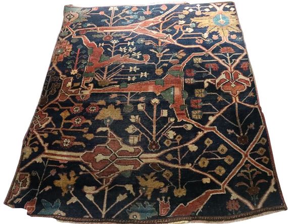Bespoke Designs | Antique Persian Hand Knotted Bijar Wool Rug (Circa ...