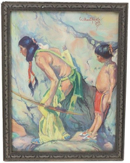 William Relfe (20th C) American, Oil on Canvas by William Relfe, dated 1933