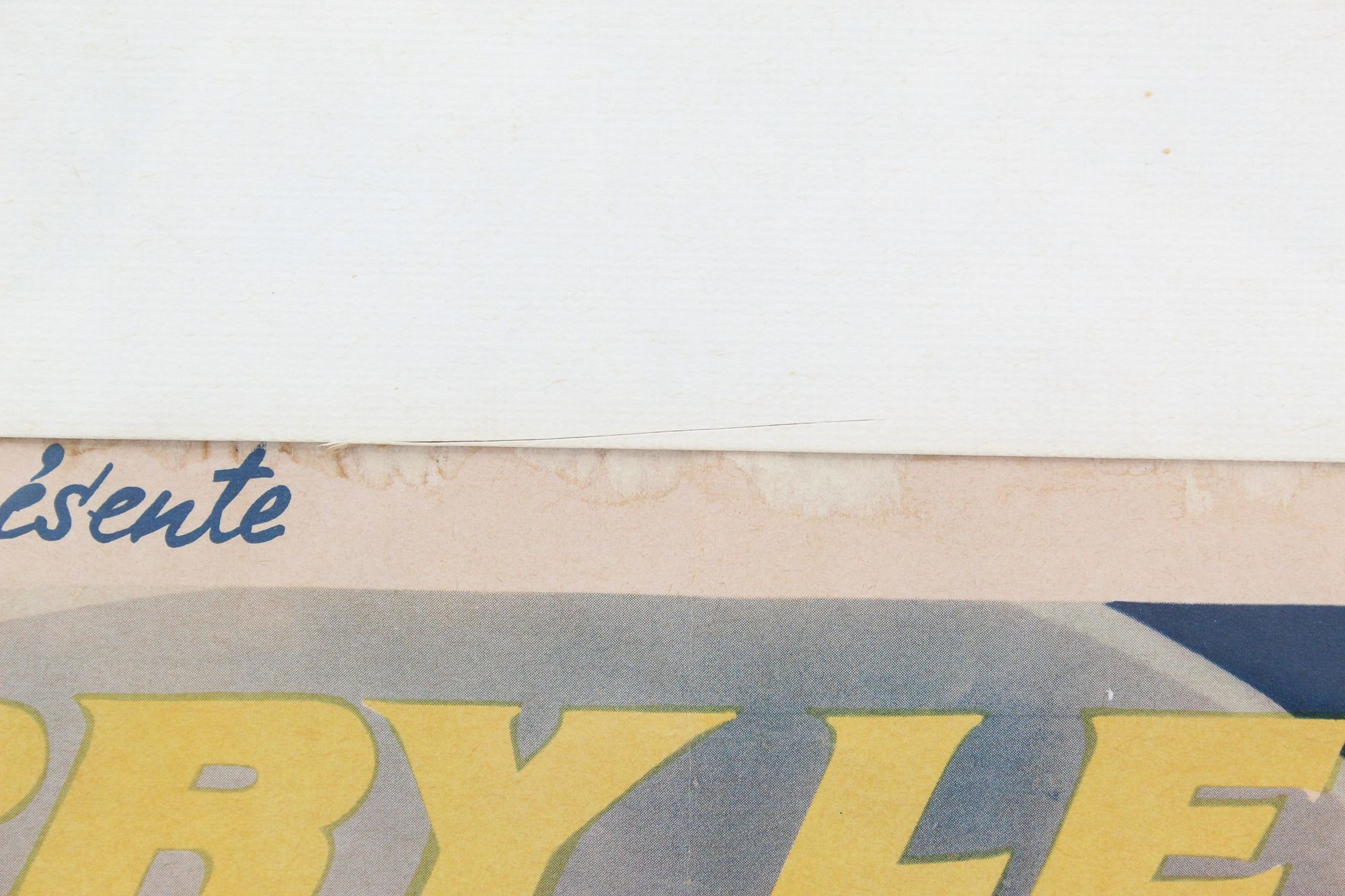 Artwork by Paramount Pictures, Visit To A Small Planet Belgian Movie Poster AS IS, Made of Poster