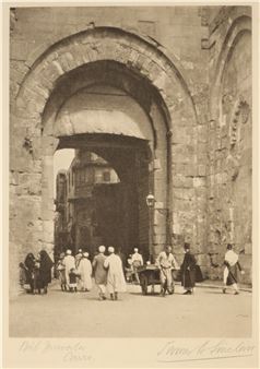 JAMES A. SINCLAIR, F.R.P.S. (d. 1940) “Bab Zuwayla, Cairo”, photogravure, signed & inscribed - James A. Sinclair
