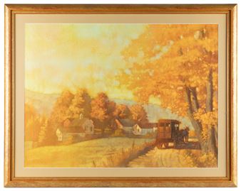 Title-Page Artwork from The Milkman’s Boy by Donald Hall [1997 - Greg Shed