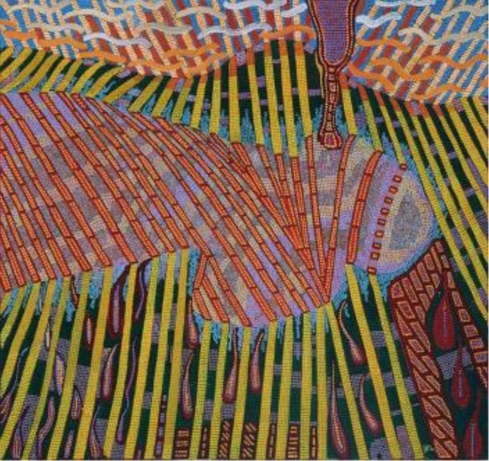 Artwork by Gunther Deix, Floating in Time, 1988, Made of oil on canvas