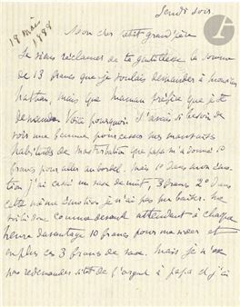 L.A.S. "Marcel",... - Lot - Marcel Proust