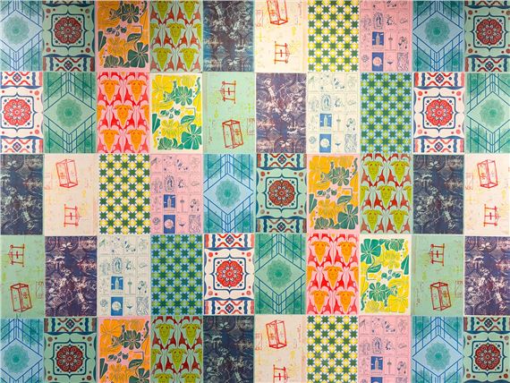 Murals at VAC: Self Sequence - Visual Arts Center, University of Texas