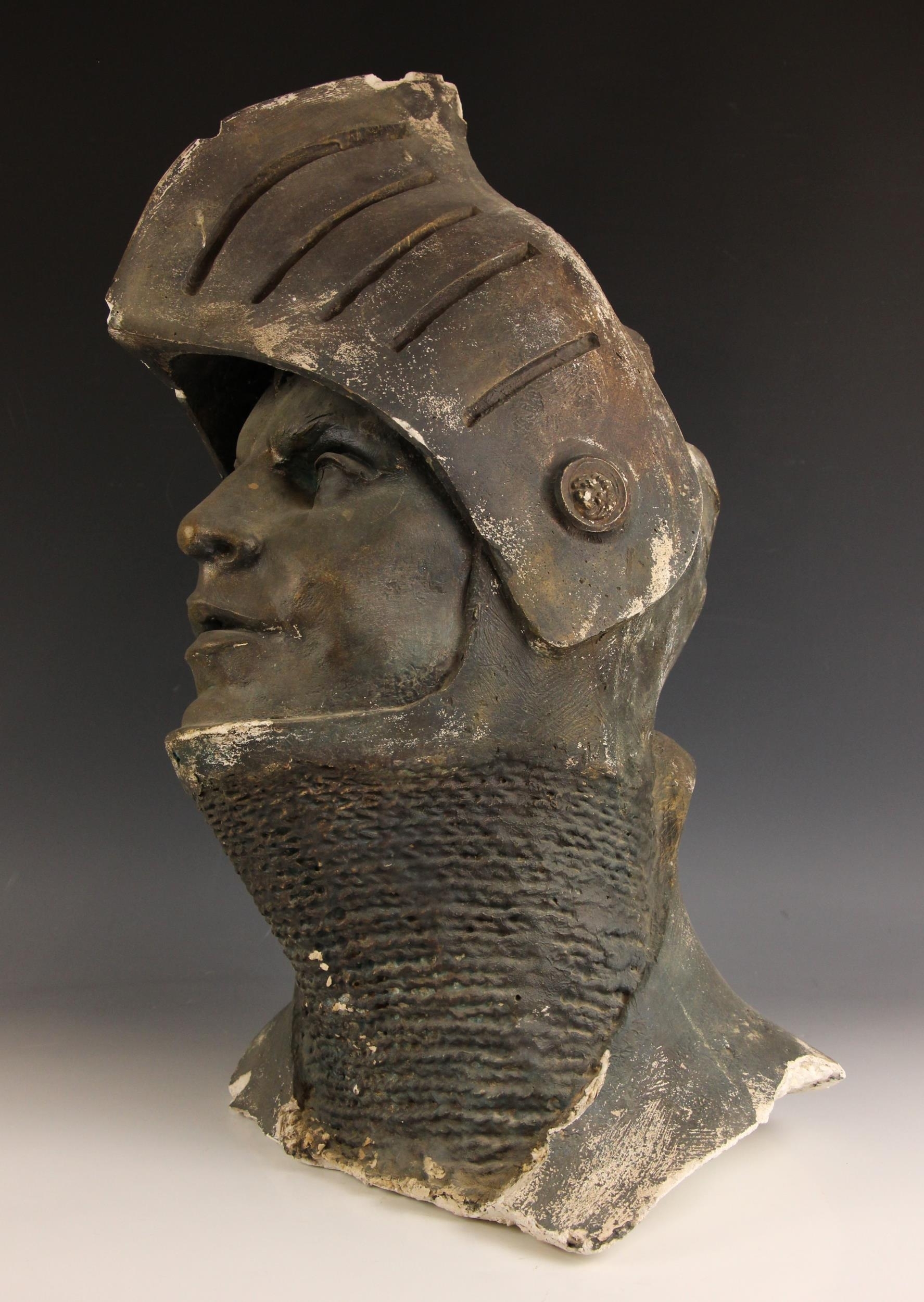 John W. Mills | Head, knight with lion's mask helmet, | MutualArt
