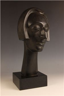 Head, Dame Edith Sitwell (1887-1964), - Maurice Lambert