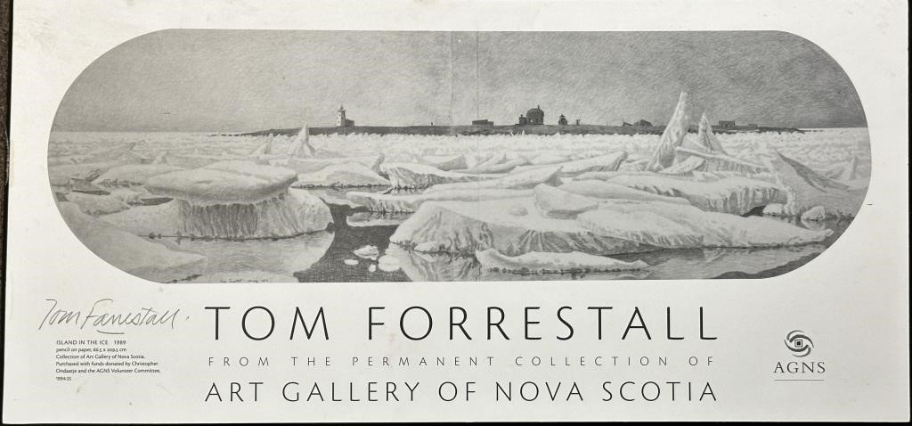 Thomas Devany Forrestall | SIGNED TOM FORRESTAL LAMINATED PRINT | MutualArt