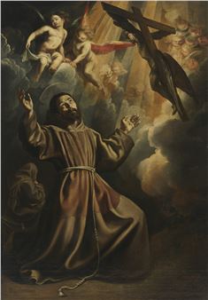Saint Francis receiving the Stigmata - Vincenzo Carducci