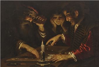 Backgammon players - Pietro Ricchi