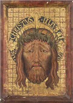 The Holy Face, or Christ with the Crown of Thorns - Hispano-Flemish School, 15th Century
