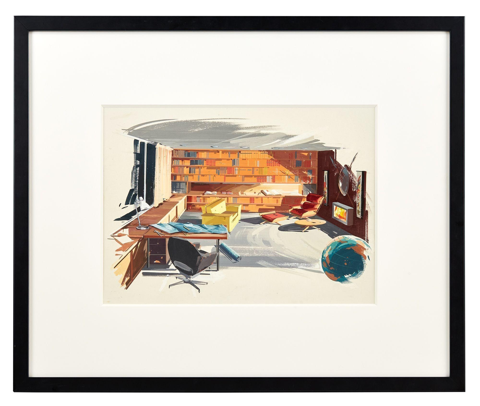 Robert Branham | Playboy's Penthouse Apartment Study Architectural ...