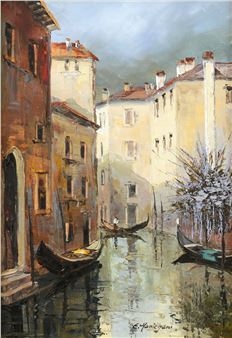 Venice, Calle - Eugenio Mantegani