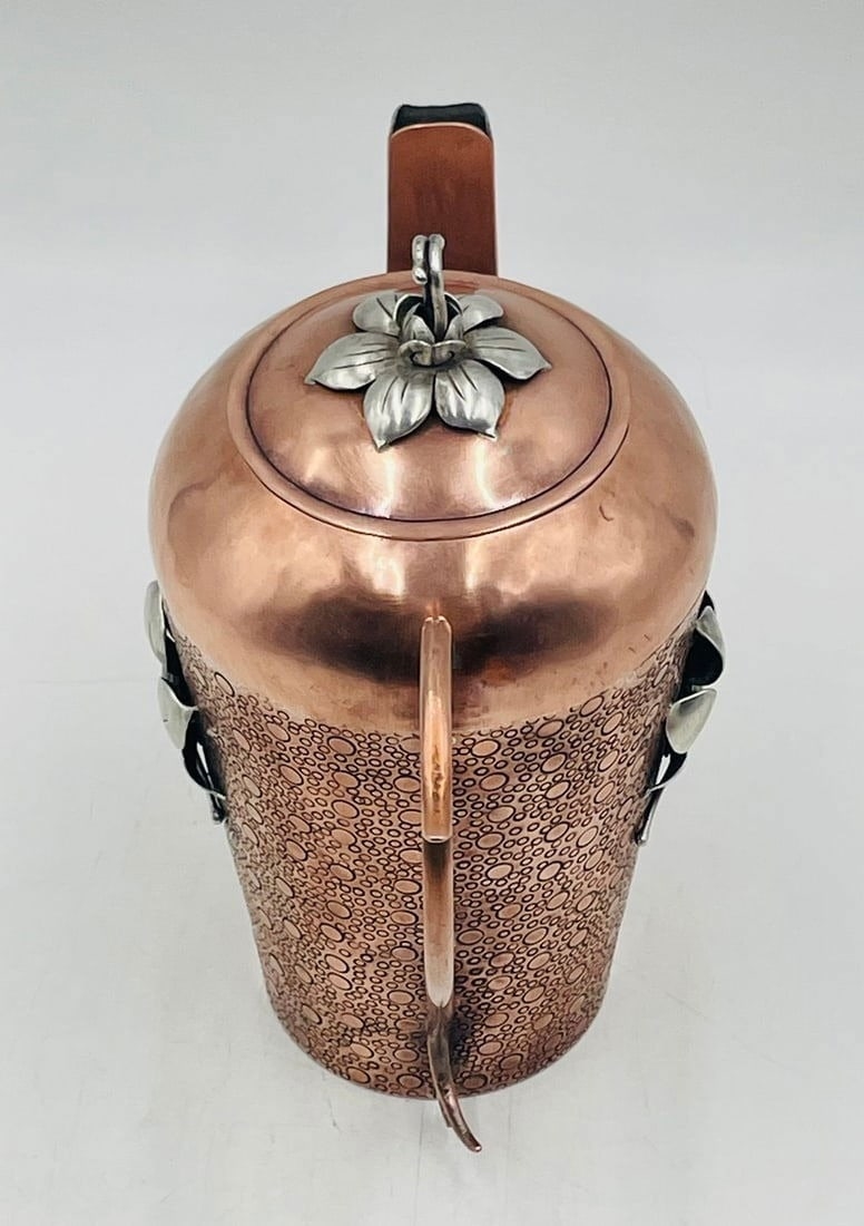 Artwork by Ana Maria Nuñez de Brilanti, Coffee or Teapot, Made of Silver & Copper