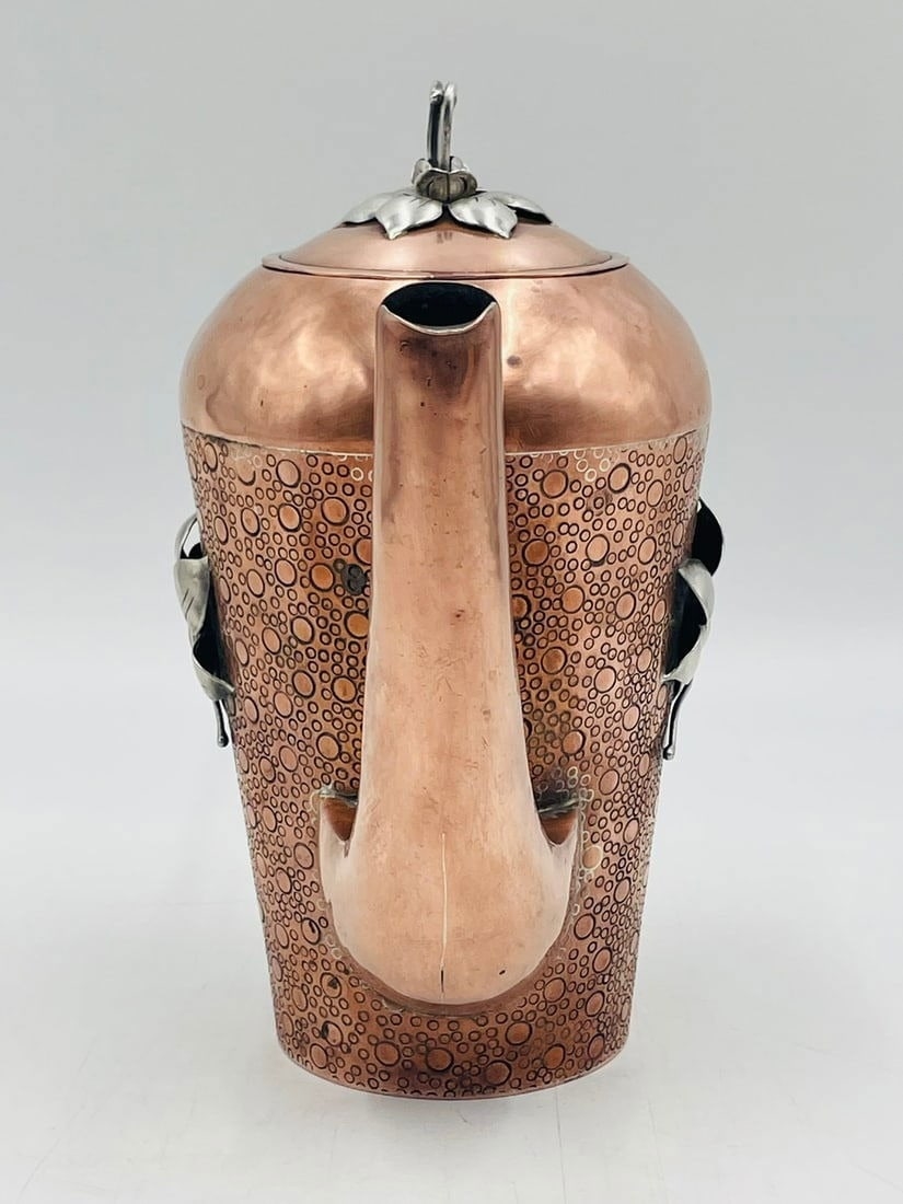 Artwork by Ana Maria Nuñez de Brilanti, Coffee or Teapot, Made of Silver & Copper
