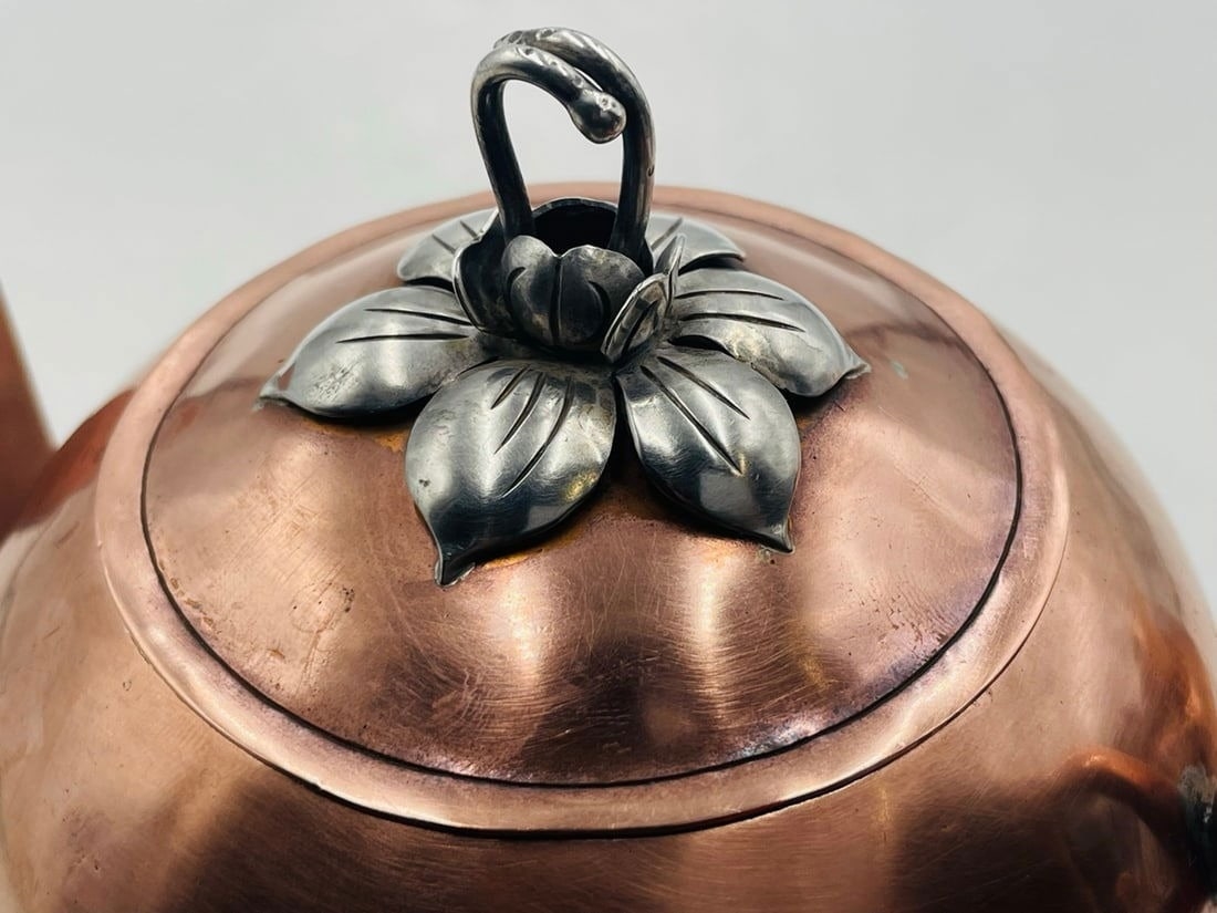 Artwork by Ana Maria Nuñez de Brilanti, Coffee or Teapot, Made of Silver & Copper