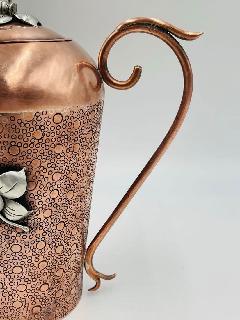 Artwork by Ana Maria Nuñez de Brilanti, Coffee or Teapot, Made of Silver & Copper