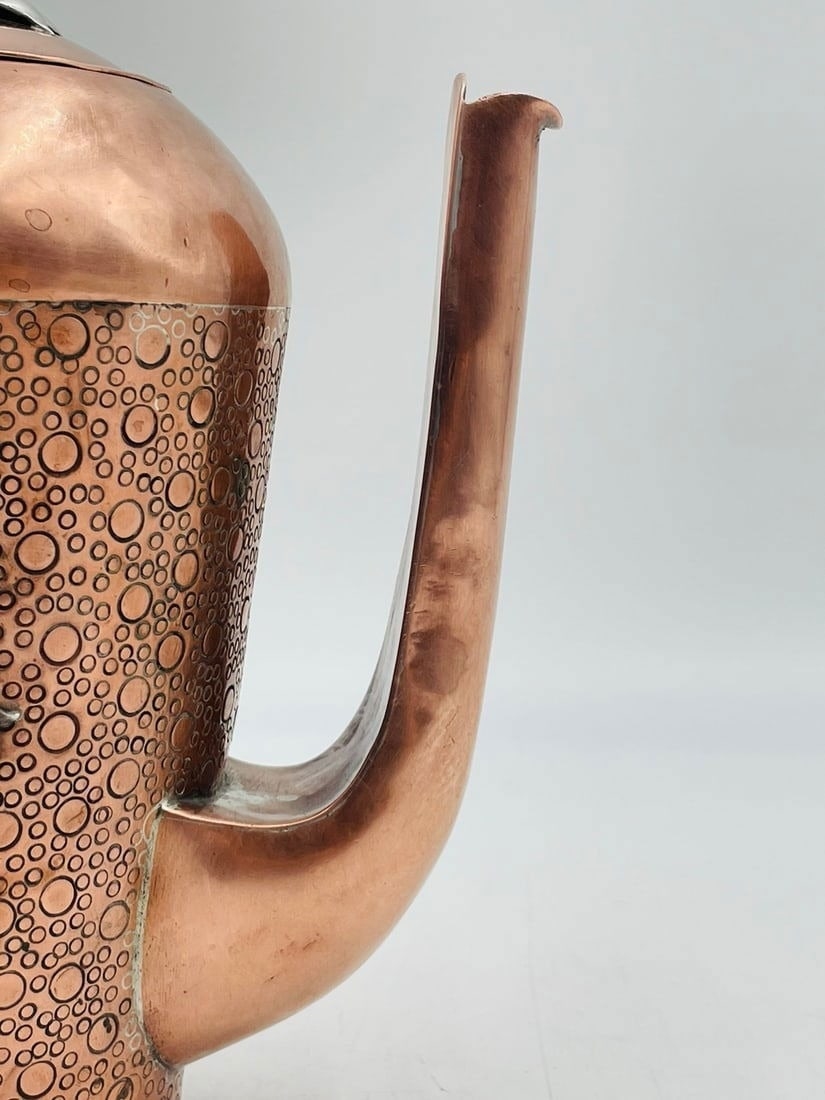 Artwork by Ana Maria Nuñez de Brilanti, Coffee or Teapot, Made of Silver & Copper