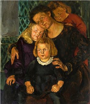 Familienbild - Franz Hermann Lechner