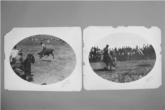 Pair of Rodeo Photographs by Roy Curtis Photo, Reno Nevada, 1920 - Roy Curtis