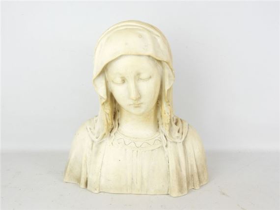 Bust of a woman in plaster by Donatello