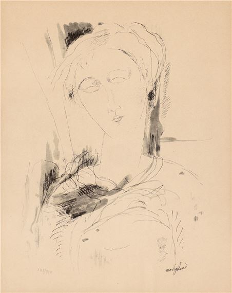 Portrait of a Noblewoman by Amedeo Modigliani, circa 17