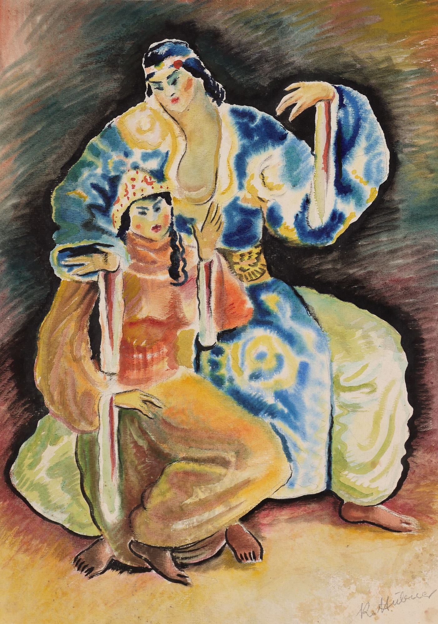 Carol Hübner | Tibetans (Circa 17) | MutualArt