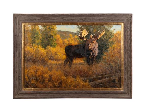 RYAN SKIDMORE, 'END OF SEPTEMBER' MOOSE O/C by Ryan Skidmore, 2003