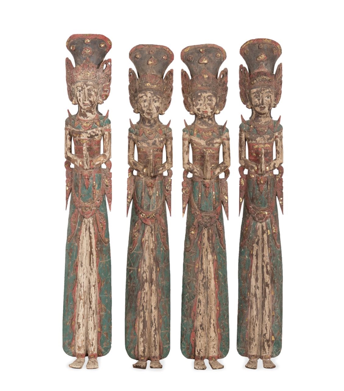 Indonesian School | INDONESIAN TEMPLE FIGURES | MutualArt
