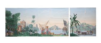 'HINDUSTAN' SCENIC WALLPAPER - Zuber et Cie